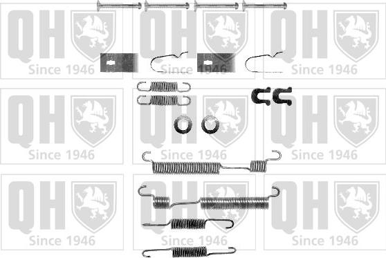 Quinton Hazell BFK263 - Комплектующие, барабанный тормозной механизм autospares.lv