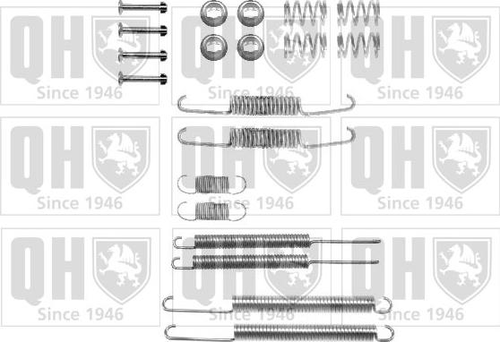 Quinton Hazell BFK235 - Комплектующие, барабанный тормозной механизм autospares.lv