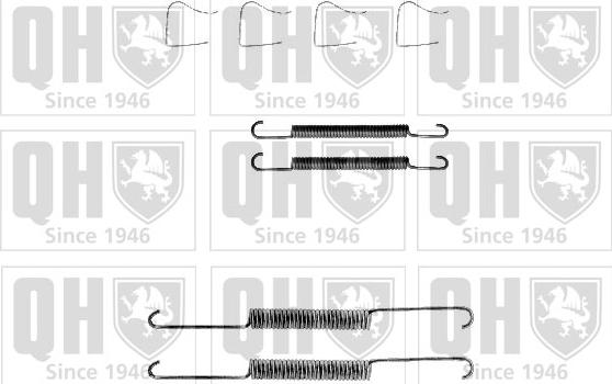 Quinton Hazell BFK223 - Комплектующие, барабанный тормозной механизм autospares.lv