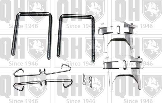 Quinton Hazell BFK772 - Комплектующие для колодок дискового тормоза autospares.lv