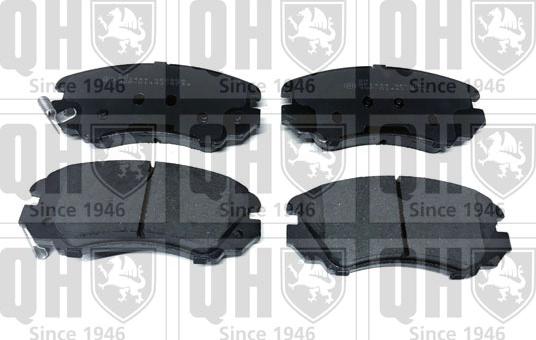 Quinton Hazell BP1444 - Тормозные колодки, дисковые, комплект autospares.lv