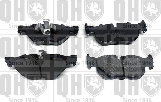 Quinton Hazell BP1479 - Тормозные колодки, дисковые, комплект autospares.lv