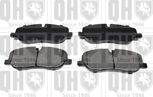 Quinton Hazell BP1517 - Тормозные колодки, дисковые, комплект autospares.lv