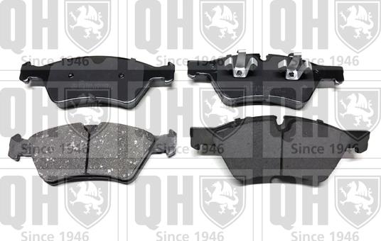 Quinton Hazell BP1524 - Тормозные колодки, дисковые, комплект autospares.lv