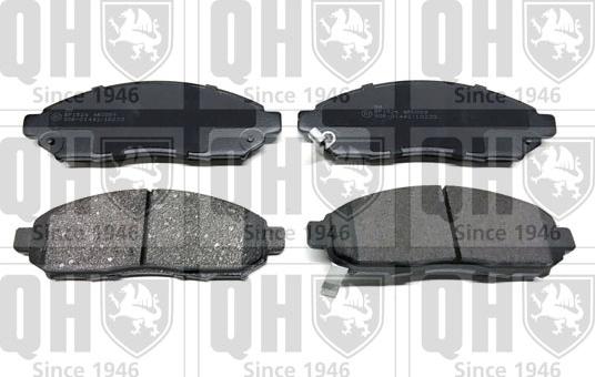 Quinton Hazell BP1526 - Тормозные колодки, дисковые, комплект autospares.lv