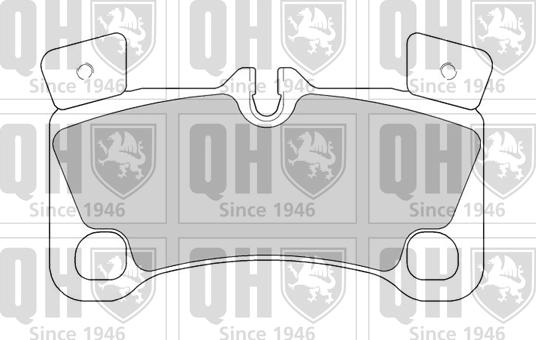 Quinton Hazell BP1571 - Тормозные колодки, дисковые, комплект autospares.lv