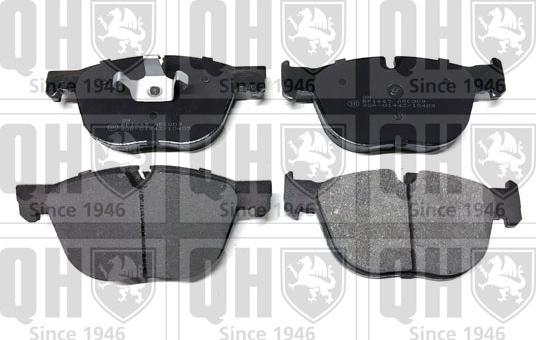 Quinton Hazell BP1665 - Тормозные колодки, дисковые, комплект autospares.lv