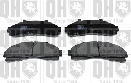 Quinton Hazell BP1043 - Тормозные колодки, дисковые, комплект autospares.lv