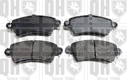 Quinton Hazell BP1117 - Тормозные колодки, дисковые, комплект autospares.lv