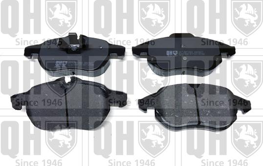 Quinton Hazell BP1366 - Тормозные колодки, дисковые, комплект autospares.lv