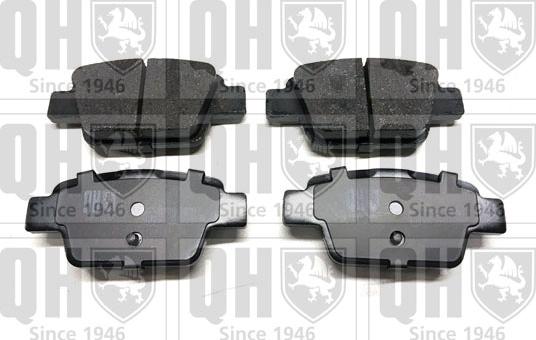 Quinton Hazell BP1316 - Тормозные колодки, дисковые, комплект autospares.lv