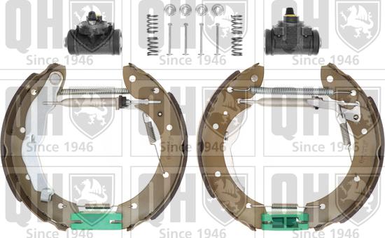 Quinton Hazell BS955K1 - Комплект тормозных колодок, барабанные autospares.lv