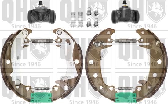 Quinton Hazell BS546K3 - Комплект тормозных колодок, барабанные autospares.lv