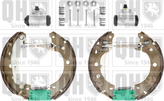 Quinton Hazell BS1034K1 - Комплект тормозных колодок, барабанные autospares.lv