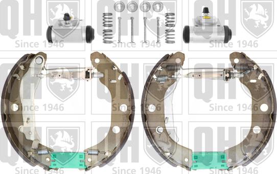 Quinton Hazell BS1033K2 - Комплект тормозных колодок, барабанные autospares.lv