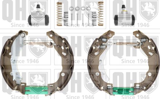 Quinton Hazell BS1156K2 - Комплект тормозных колодок, барабанные autospares.lv