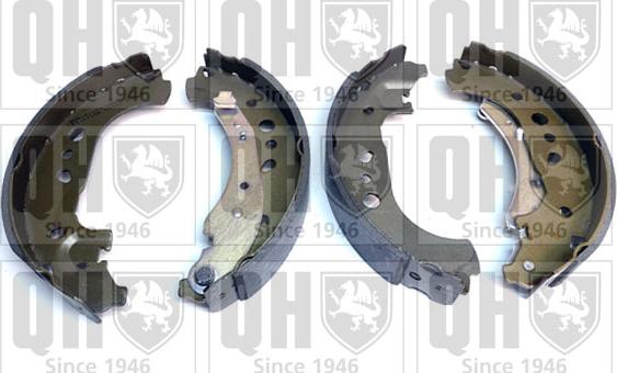 Quinton Hazell BS1244 - Комплект тормозных колодок, барабанные autospares.lv