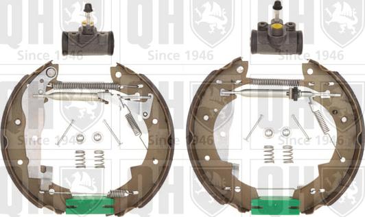 Quinton Hazell BS845K3 - Комплект тормозных колодок, барабанные autospares.lv