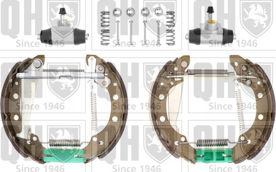 Quinton Hazell BS836K3 - Комплект тормозных колодок, барабанные autospares.lv