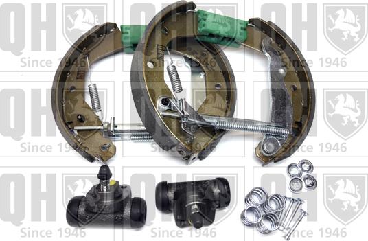 Quinton Hazell BS709K2 - Комплект тормозных колодок, барабанные autospares.lv