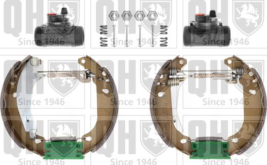 Quinton Hazell BS786K2 - Комплект тормозных колодок, барабанные autospares.lv