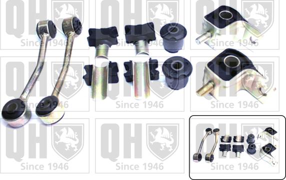 Quinton Hazell EMBK2257 - Ремкомплект, подвеска стабилизатора autospares.lv