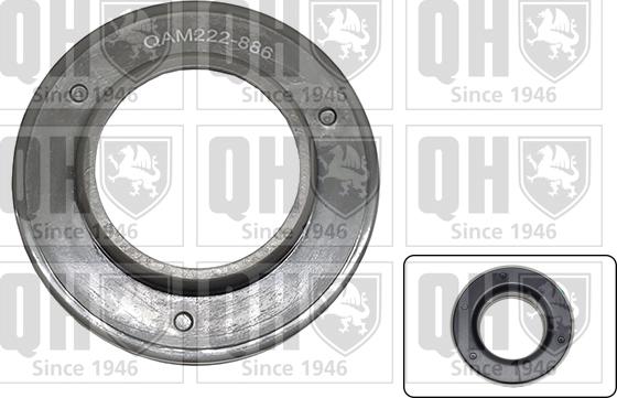 Quinton Hazell QAM222 - Подшипник качения, опора стойки амортизатора autospares.lv