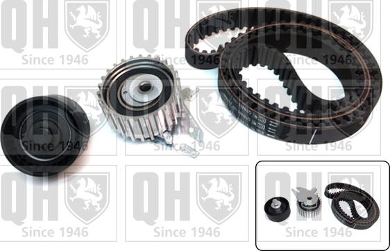 Quinton Hazell QBK587 - Комплект зубчатого ремня ГРМ autospares.lv