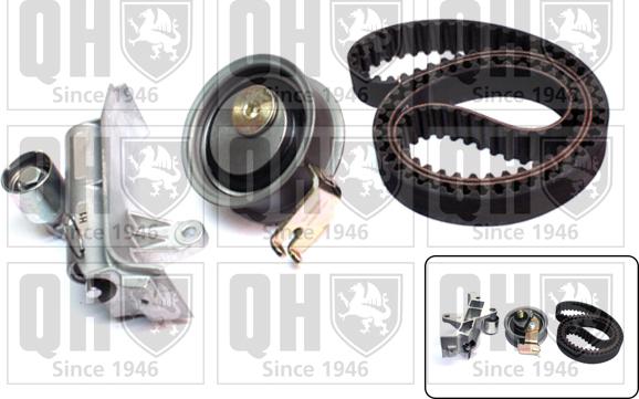 Quinton Hazell QBK641 - Комплект зубчатого ремня ГРМ autospares.lv