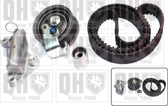 Quinton Hazell QBK643 - Комплект зубчатого ремня ГРМ autospares.lv