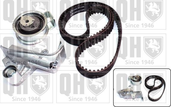 Quinton Hazell QBK642 - Комплект зубчатого ремня ГРМ autospares.lv