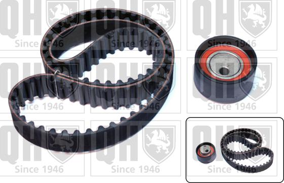 Quinton Hazell QBK662 - Комплект зубчатого ремня ГРМ autospares.lv