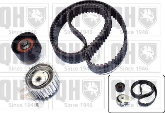 Quinton Hazell QBK610 - Комплект зубчатого ремня ГРМ autospares.lv