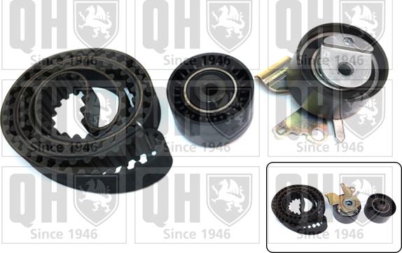 Quinton Hazell QBK681 - Комплект зубчатого ремня ГРМ autospares.lv