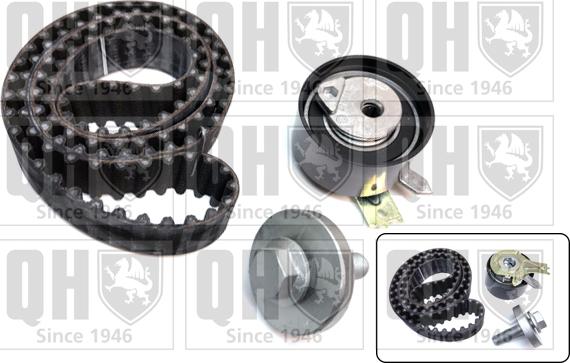 Quinton Hazell QBK626 - Комплект зубчатого ремня ГРМ autospares.lv