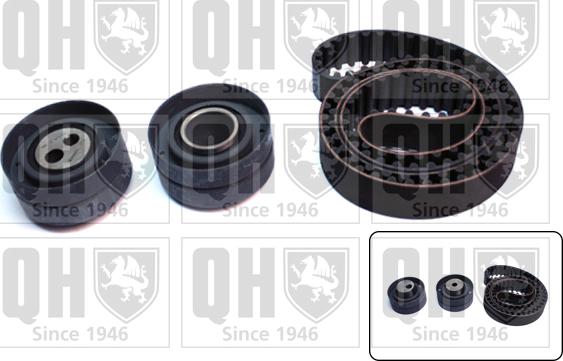 Quinton Hazell QBK140 - Комплект зубчатого ремня ГРМ autospares.lv