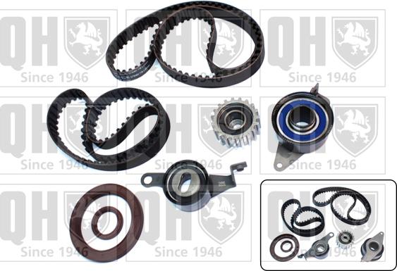 Quinton Hazell QBK157 - Комплект зубчатого ремня ГРМ autospares.lv