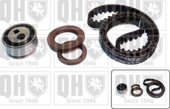 Quinton Hazell QBK104P - Комплект зубчатого ремня ГРМ autospares.lv