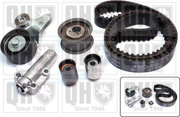 Quinton Hazell QBK845 - Комплект зубчатого ремня ГРМ autospares.lv