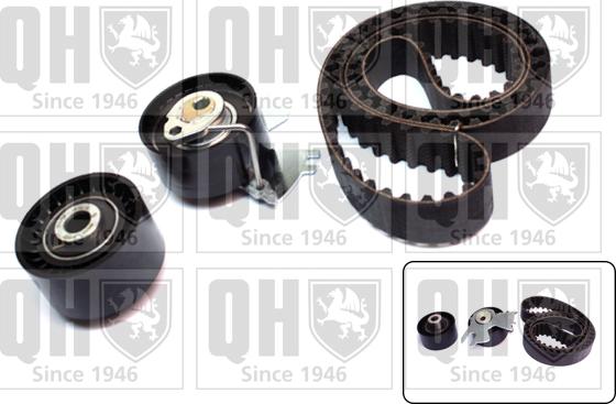 Quinton Hazell QBK861 - Комплект зубчатого ремня ГРМ autospares.lv