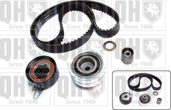 Quinton Hazell QBK800 - Комплект зубчатого ремня ГРМ autospares.lv