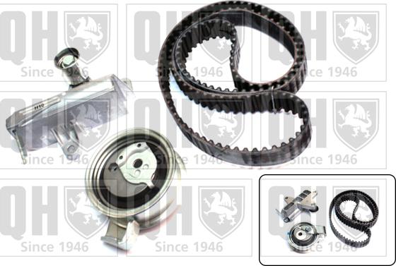 Quinton Hazell QBK812 - Комплект зубчатого ремня ГРМ autospares.lv