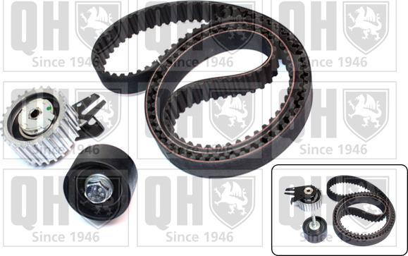 Quinton Hazell QBK817 - Комплект зубчатого ремня ГРМ autospares.lv