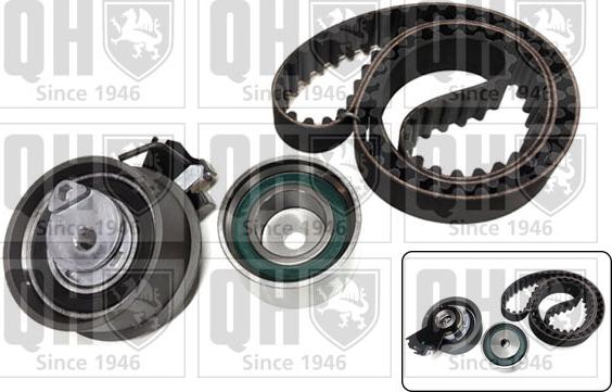 Quinton Hazell QBK839 - Комплект зубчатого ремня ГРМ autospares.lv