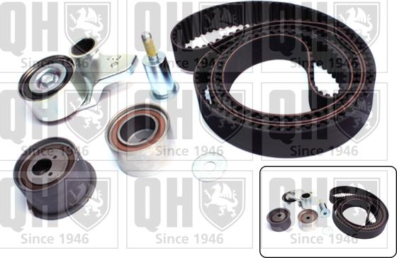 Quinton Hazell QBK832 - Комплект зубчатого ремня ГРМ autospares.lv