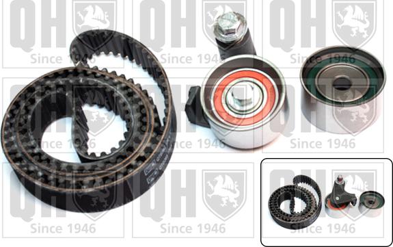 Quinton Hazell QBK362 - Комплект зубчатого ремня ГРМ autospares.lv