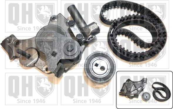 Quinton Hazell QBK246 - Комплект зубчатого ремня ГРМ autospares.lv