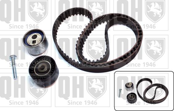 Quinton Hazell QBK240 - Комплект зубчатого ремня ГРМ autospares.lv