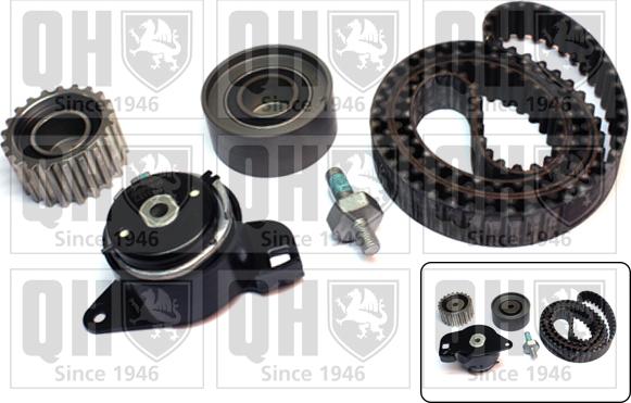 Quinton Hazell QBK254 - Комплект зубчатого ремня ГРМ autospares.lv