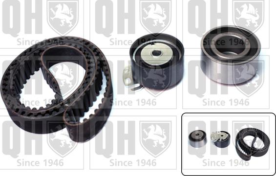 Quinton Hazell QBK233 - Комплект зубчатого ремня ГРМ autospares.lv